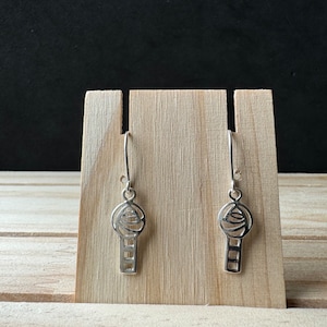 Mackintosh 925 Sterling Silver Earrings | Charles Rennie Mackintosh Design Earrings | Celtic Earrings