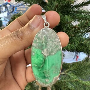 Variscite 925 Sterling Silver Pendant
