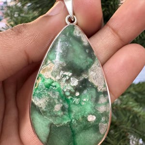 Variscite 925 Sterling Silver Pendant