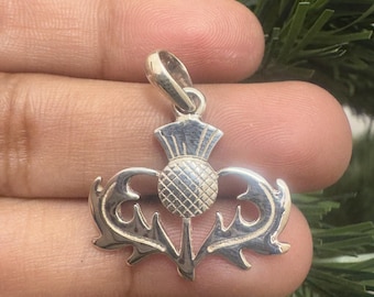 Thistle Pendant | Scootish Thistle Pendant | Silver Pendant | National Flower Of Scotland