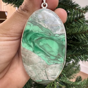 Variscite 925 Sterling Silver Pendant