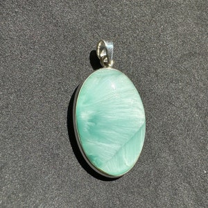 Hemimorphite Pendant 925 Sterling Silver