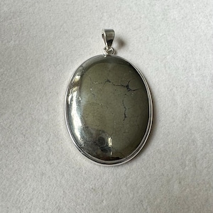 Pyrite 925 Sterling Silver Pendant