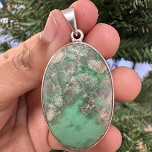 Variscite 925 Sterling Silver Pendant