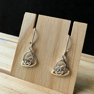 Mackintosh 925 Sterling Silver Earrings | Charles Rennie Mackintosh Design Earrings | Celtic Earrings