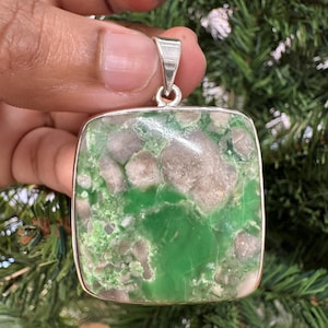 Variscite 925 Sterling Silver Pendant