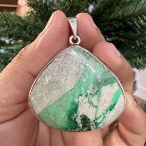 Variscite 925 Sterling Silver Pendant
