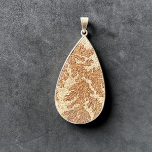 Psilomelane Dendrite Pendant