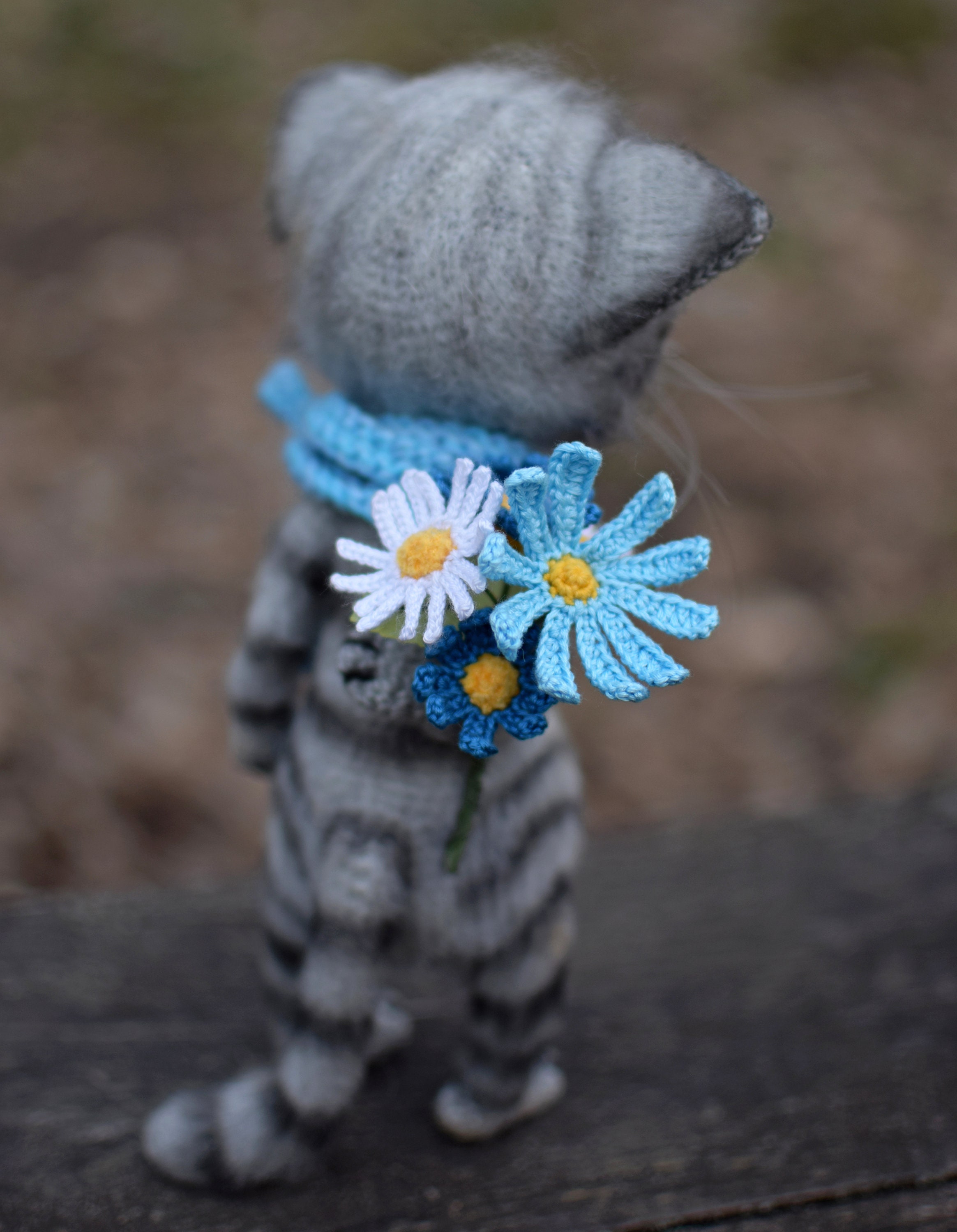 Stiped Cat Pattern Striped Cat Crochet Pattern. Cat Amigurumi Toy. Digital PDF Crochet ...
