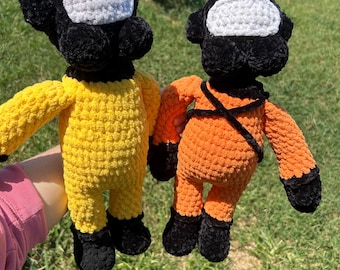 Lethal company/Backrooms hazmat suit Crochet Plush toy
