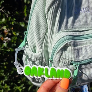 Kids Personalised Name Tags, Backpack bag Tag, Custom Name Tags,