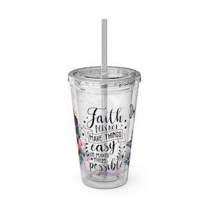 Christlicher Affirmationsbecher, Bibelbecher für christliches Hochzeitsgeschenk, Bibelversbecher, Bibelaffirmationsbecher für christliches Geschenk