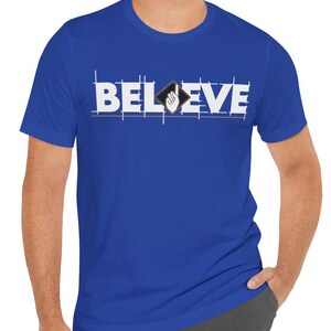 Islamic T-Shirt, Believe Unisex : Shahada Graphic T-Shirt, Bella Canvas 3001 image 2