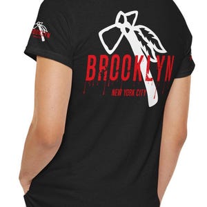Brooklyn New York Tomahawk Tee | Unisex Cotton Graphic T-Shirt