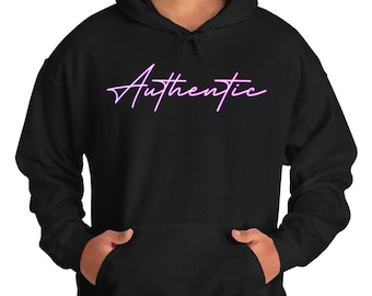 Authentischer typografischer Hoodie, Sweatshirt im Vintage-Stil, Unisex-Pullover, grafischer Kapuzenpullover, gemütlicher Schreibmaschinendruck