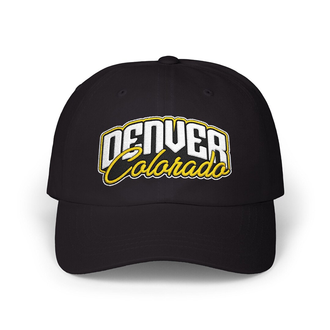 Denver Colorado Script Embroidered Cap | Dad Hat - Etsy