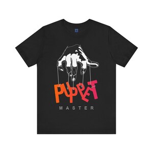 Puppet Master Graphic Tee, Quirky Puppeteer Shirt, Whimsical Cotton T-Shirt