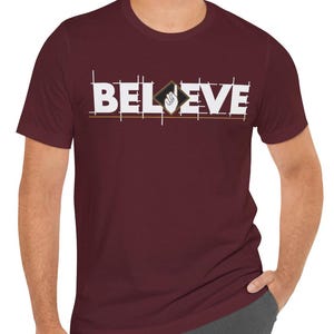 Islamic T-Shirt, Believe Unisex : Shahada Graphic T-Shirt, Bella Canvas 3001 image 5