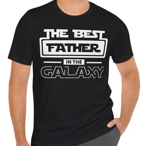 Galaxy Father&#39;s Tee, Dad Shirt, Space Theme Gift, Unisex Short Sleeve Top, Father&#39;s Present