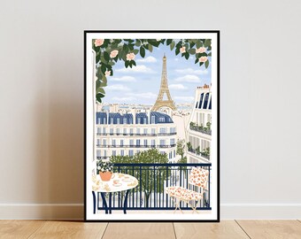 Paris Poster, Eiffel Tower Print, France Wall Art, Travel Poster, Parisian Print, Paris France Poster, Paris Wall Art, Paris Art Print