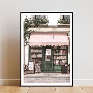 Bookshop Poster, Retro Poster, Bookstore Wall Art, Book Art Poster, Library Print, Bookshop, Book Wall Art, Vintage Poster, Retro Print