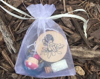 Fairy scavenger treasure hunt party game treasures and clues birthday