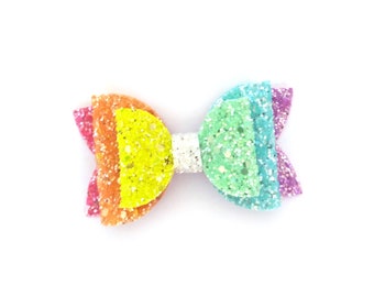Pastel Rainbow Bow