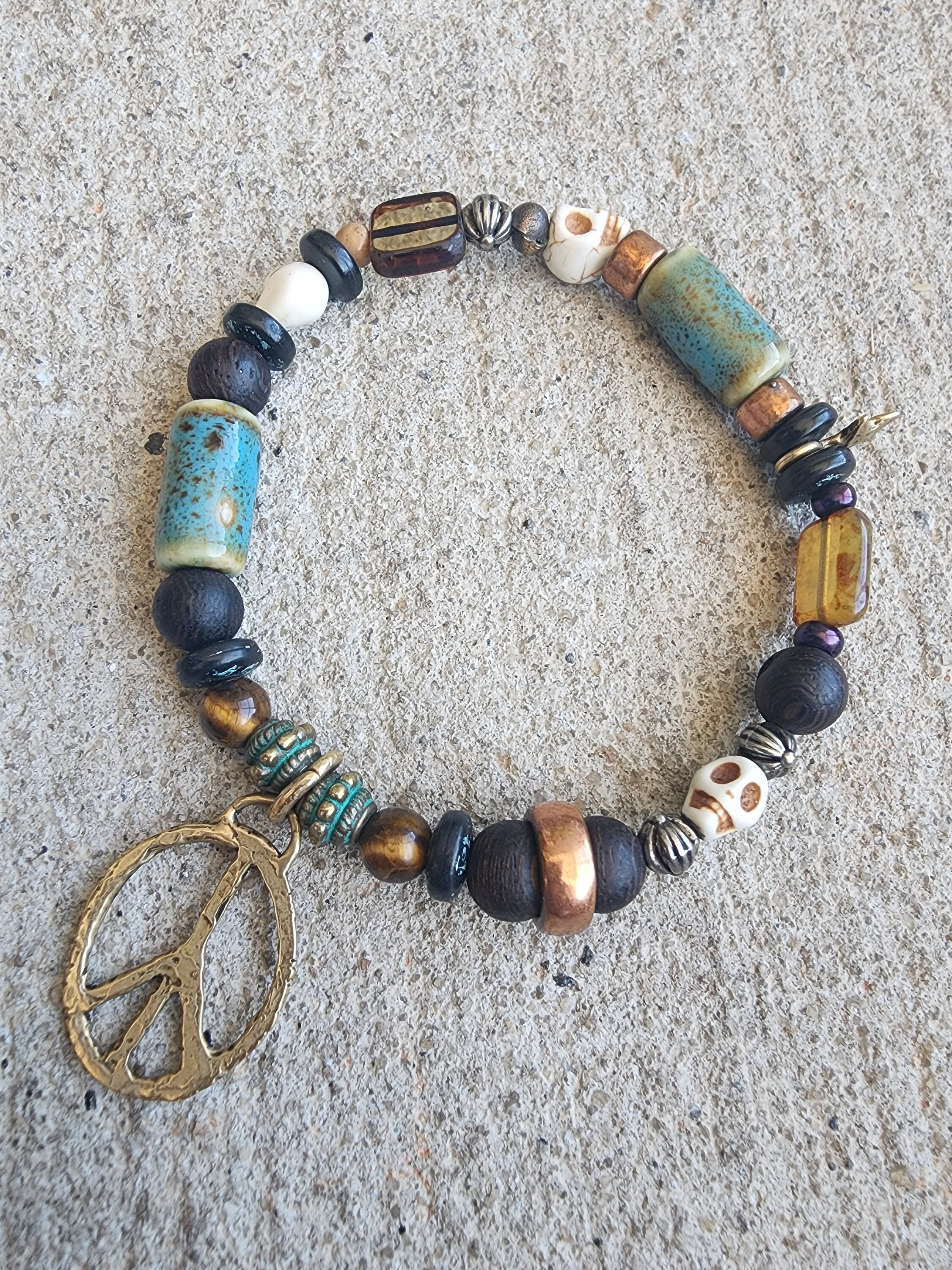 Peace love planet turtle hotsell bracelet