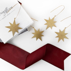 Custom Star Constellation Ornament - Brass - Personalized with Zodiac, Big Dipper, Orion, Cassiopeia and More