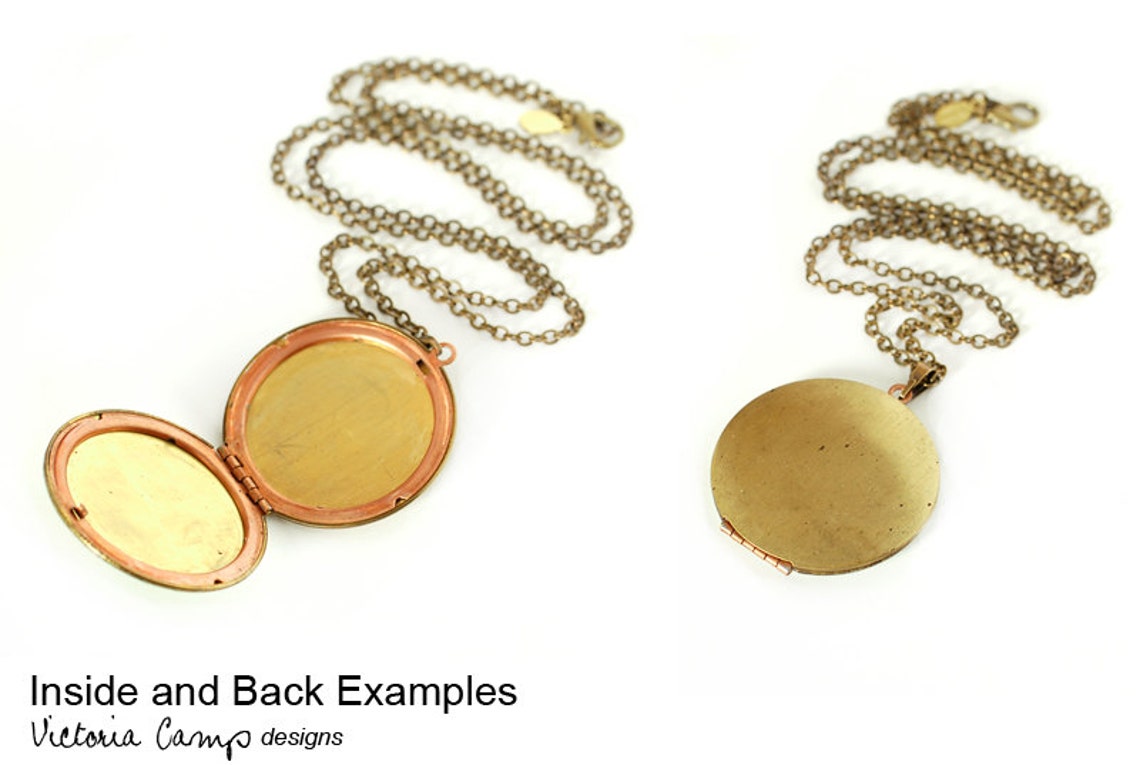 LIMITED Custom Large Map Locket Necklace