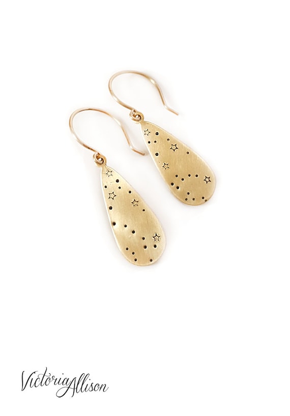 Big Dipper Little Dipper Earrings Constellation Jewelry Ursa