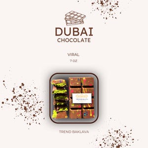 Dubai Pistachio Knafeh Chocolate Bar - Trend Baklava Istanbul