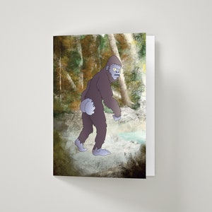 Cheeky Big Foot - Lustige Geburtstagskarte, Grußkarte, Blanko Karte, Klein - Cheek World Kollektion - Von Mr. Froody