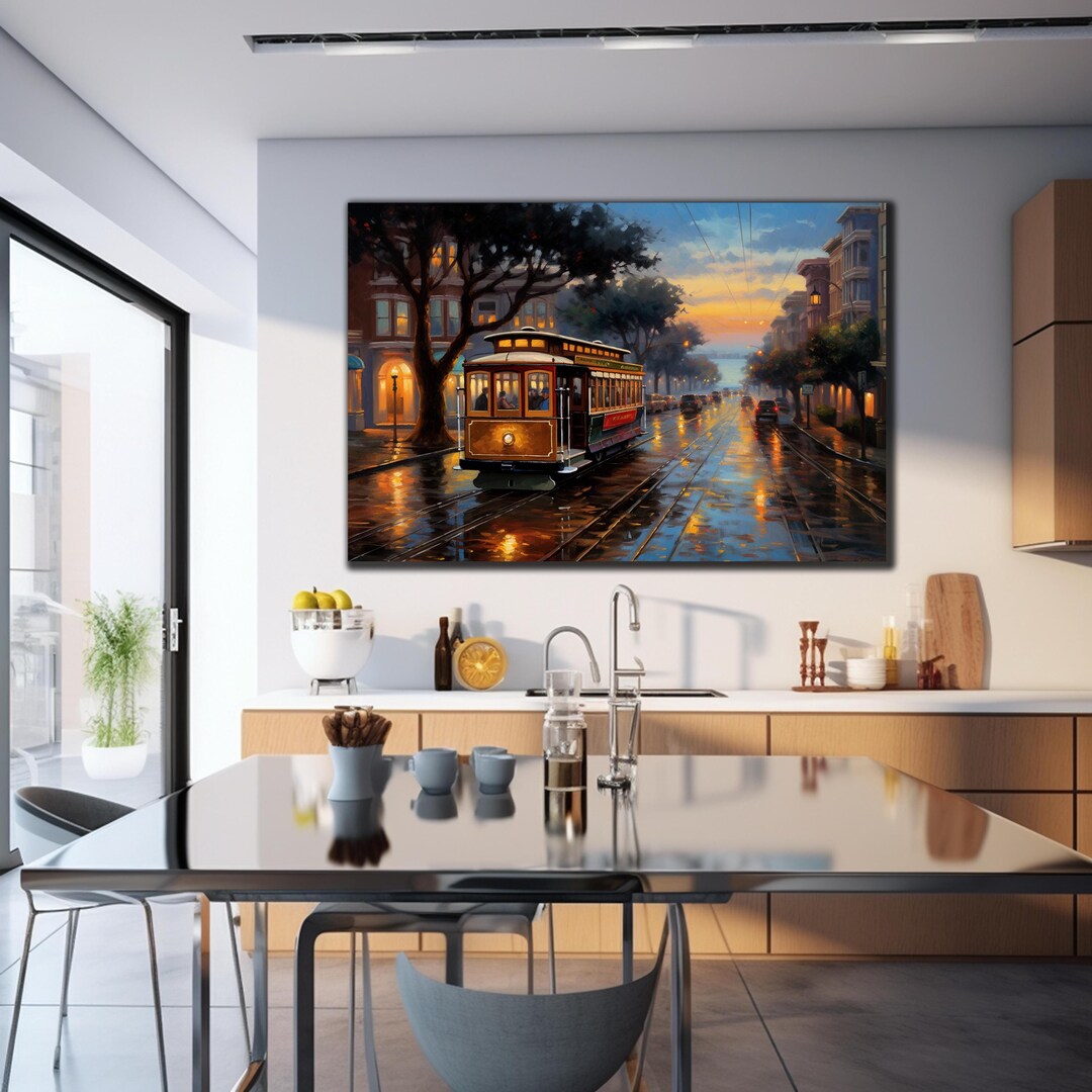 City View Wall Decor, Francisco Wall Art, Tempered Glass Wall Art ...