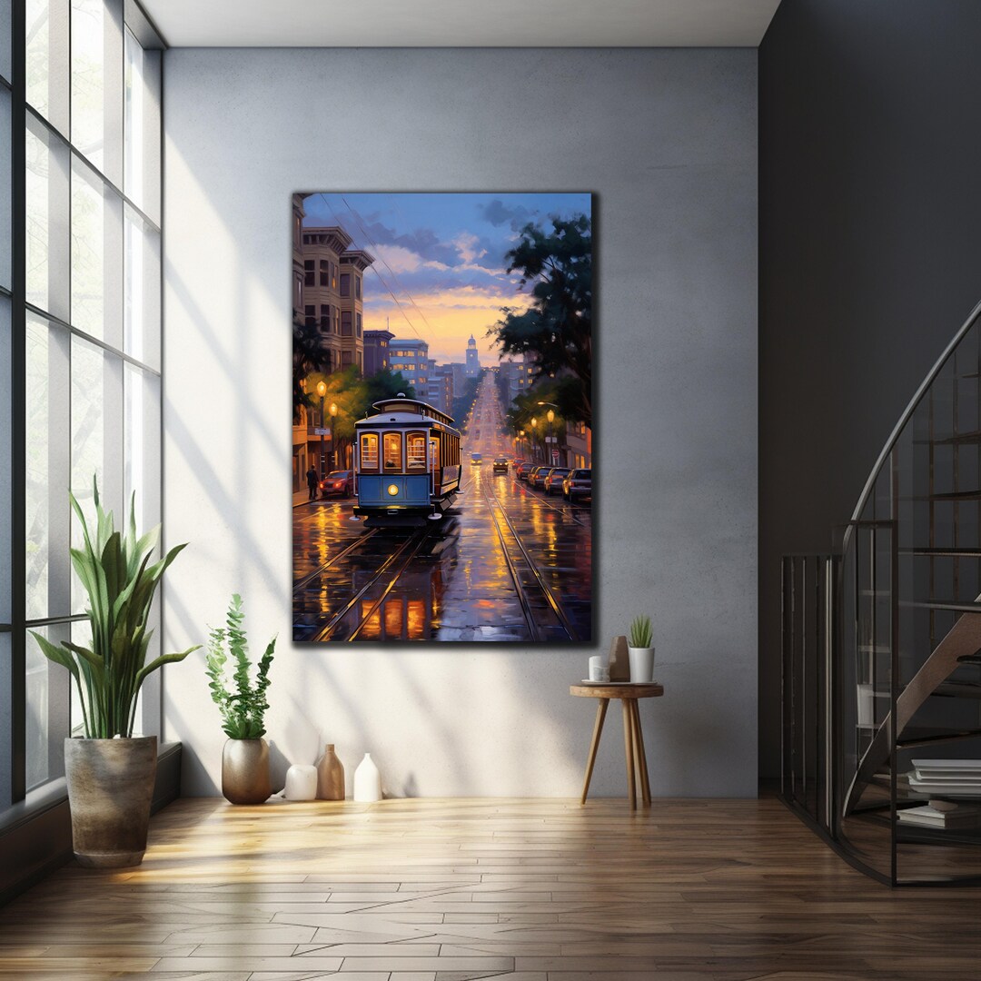 City View Wall Decor, Francisco Wall Art, Tempered Glass Wall Art ...