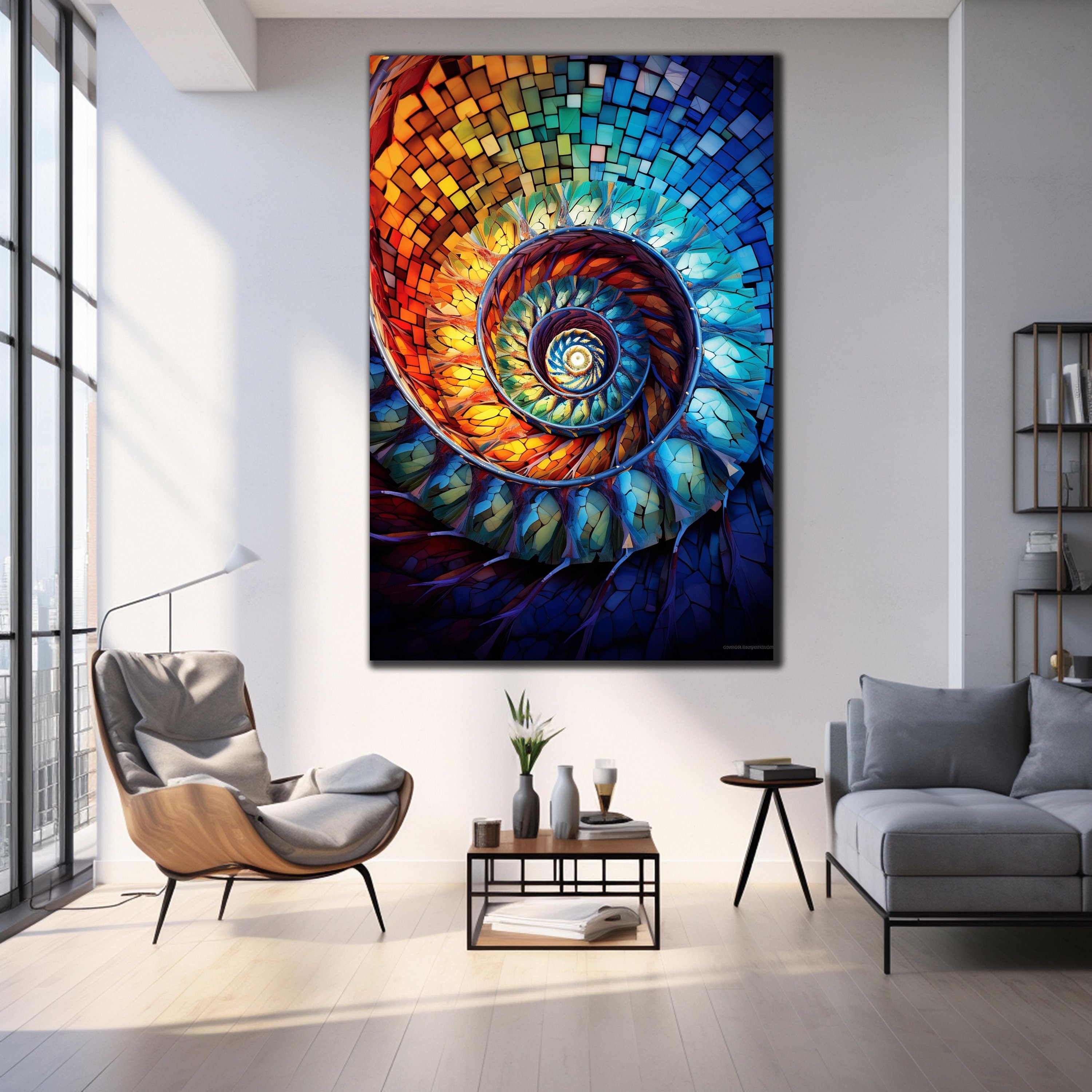 Durable Glass Panel-mosaic Wall Art-glass Printing-glass Large Wall Art