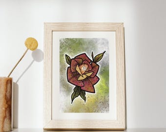 Graffiti-Rose