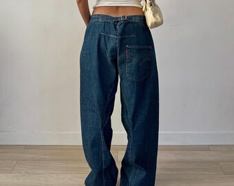archive paint design flared denim Y2K