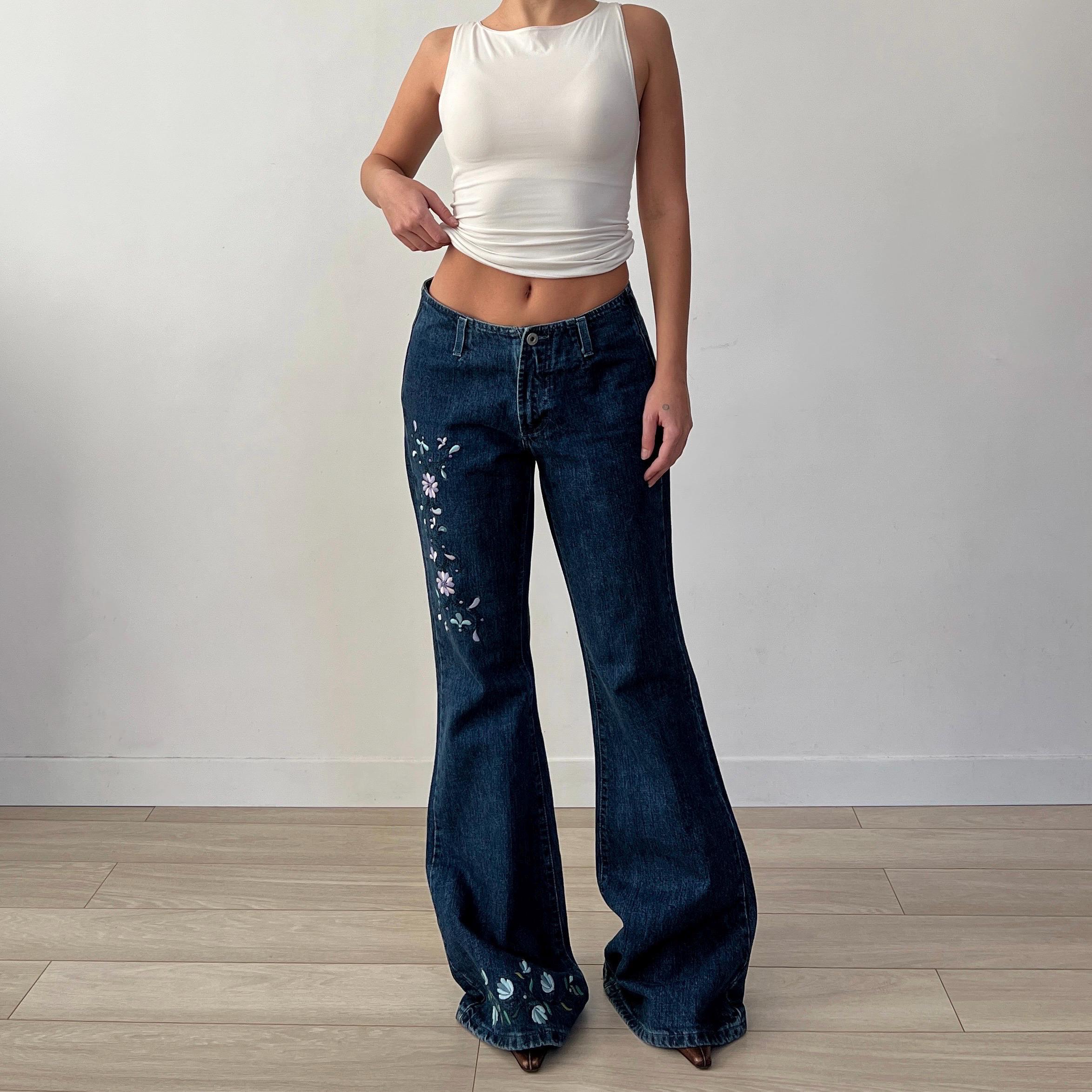 Y2k flared jeans - Etsy 日本