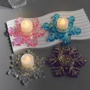 Snowflake Candle Holder
