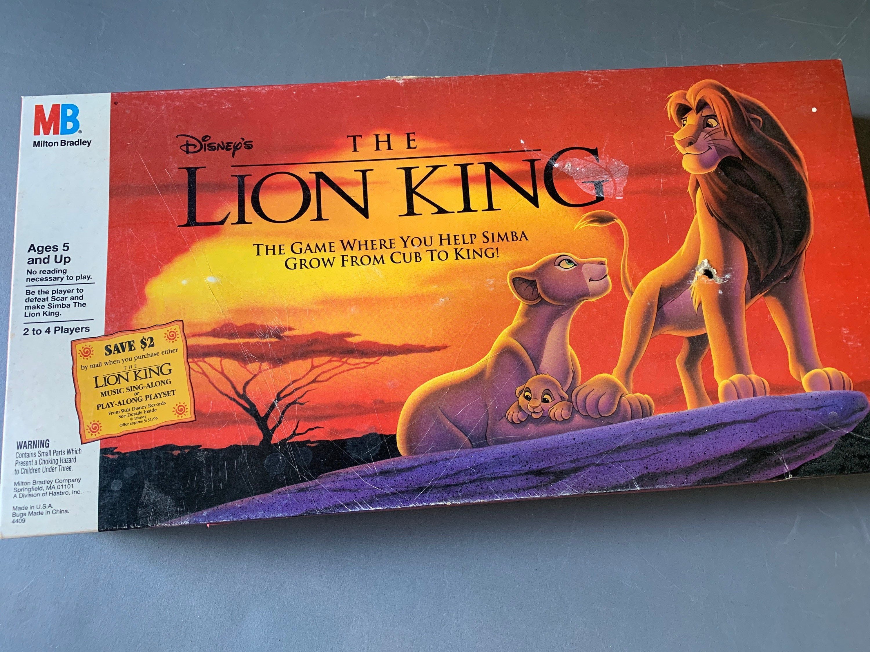 Lion King Board Game 1993 - Etsy