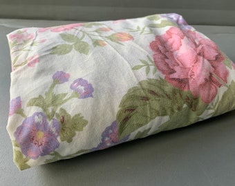 Bold floral bedding - twin fitted sheet