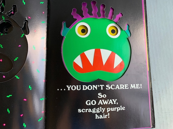 Go Away Big Green Monster - Vintage Story Book by Ed Emberley