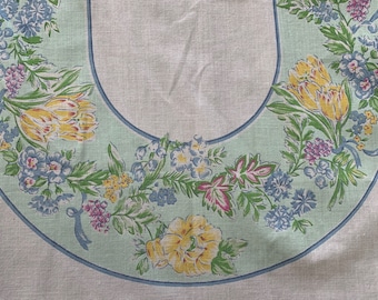 Spring flowers tablecloth - 60" x 102"