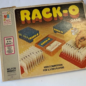 Vintage Spiel - Rack-O - ende 1970er Jahre - komplett - extrem grooviges Design
