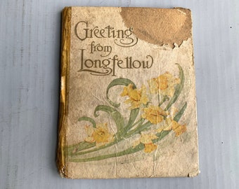 Salutations de Longfellow - 1907 livre de poésie
