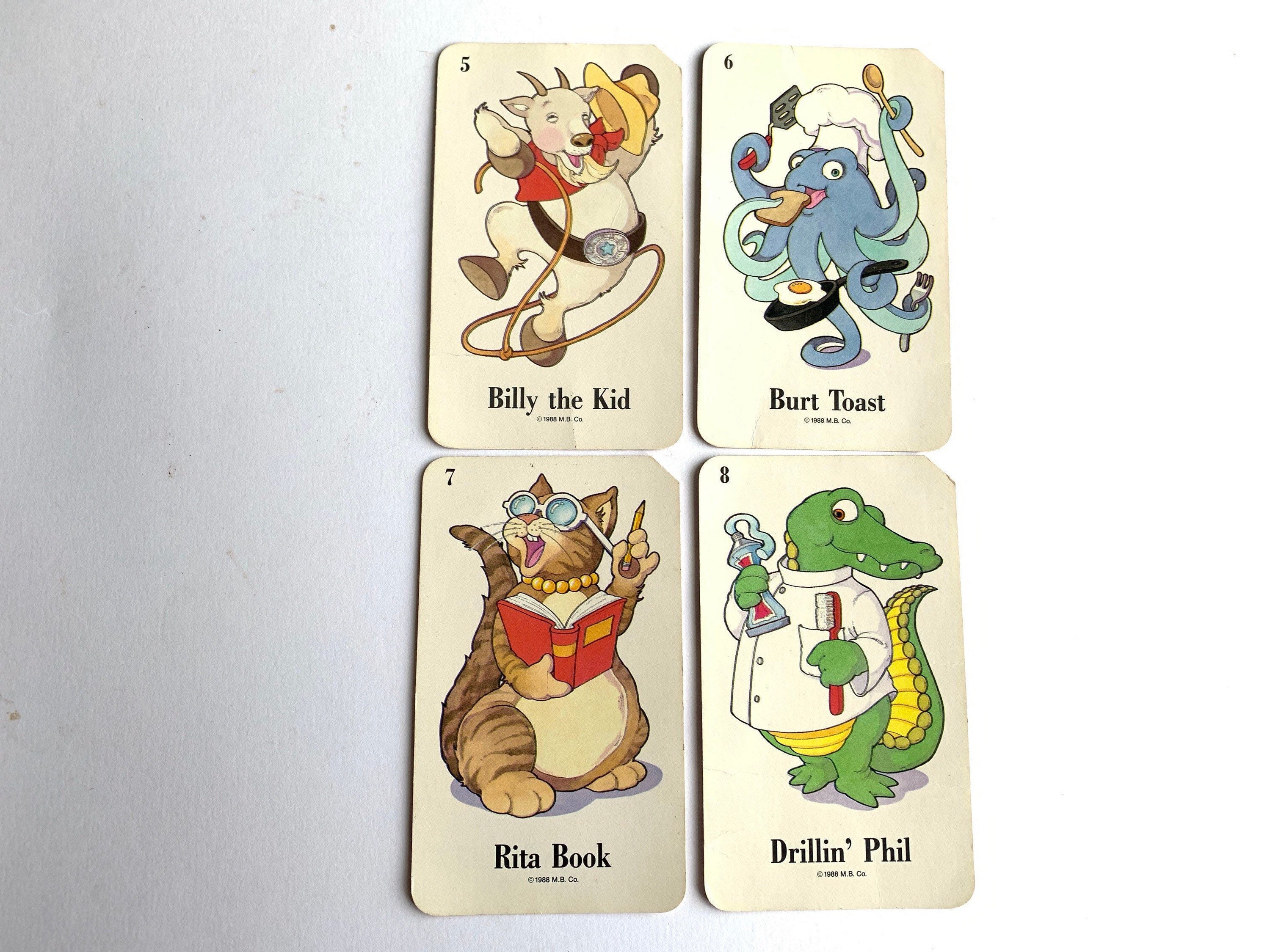 Old Maid - Dated 1988 - Milton Bradley - Jumbo Cards - Etsy