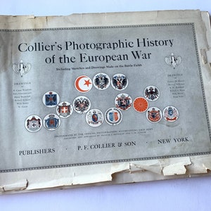 Collier's Photographic History of the European War - 1915 - foto's en schetsen uit WO I