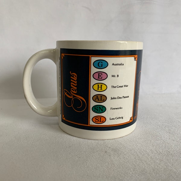 Trivial Pursuit mug - 1980s