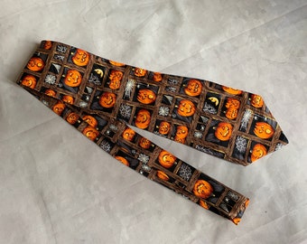 cravate Halloween vintage - 100% soie - par Giorgio